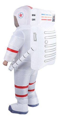 Disfraz Inflable De Astronauta Para Adultos, Poliéster 210t