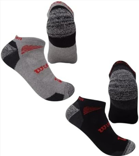 Wilson,tin Para Hombre, Afelpado, Talla De 25-29 Cm Gris Logo M