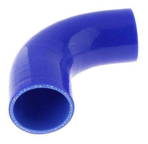 2x50mm 4 Capas De Silicona Hose Racing Acoplador Tubo Azul