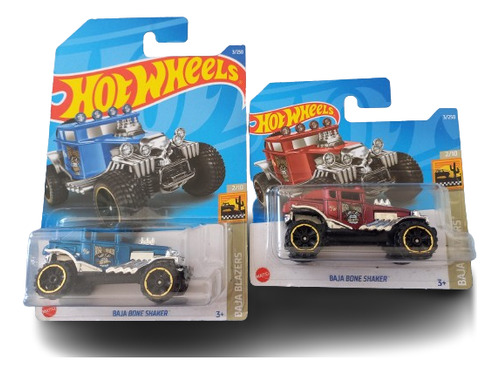 Pack 2 Baja Bone Shaker - Hot Wheels