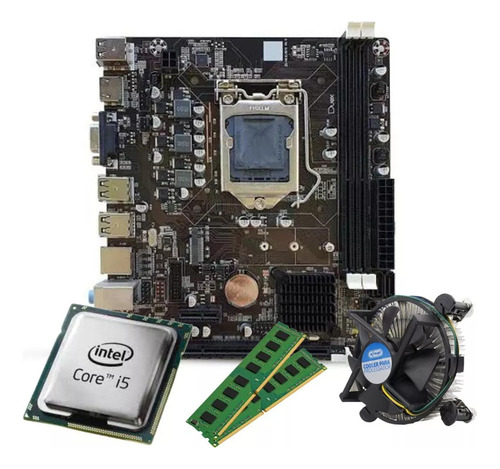 Kit Pl Mãe H61 Processador I5 2400 Memoria 8 Gb Ddr3