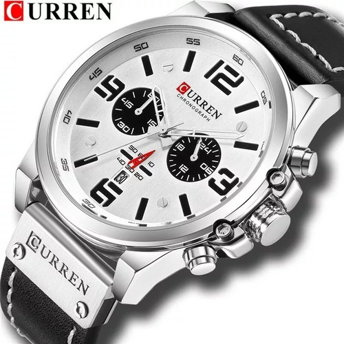 Relógio Masculino Original Curren Multifuncional + Brinde