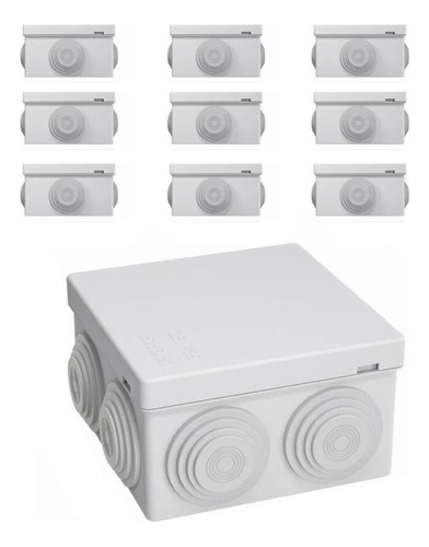 Cajas Estancas Ip55 Para Conexiones En Exterior Cctv 10pcs