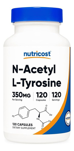 Original Nutricost N-acetyl L-tirosina Nalt 350mg 120cap