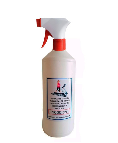 Silicona Lubricante Cinta Correr 1000cc Dosifica Servicegym