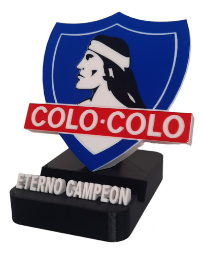 Soporte Celular Escudo Colo Colo Futbol Club Decorativo