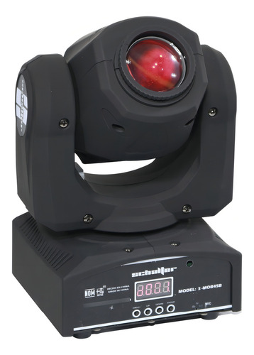 Luz de escenario LED cabeza móvil Schalter S-MOB45W 127V luces color 8 colores
