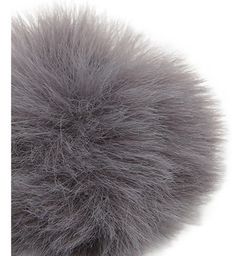 Microfone Silenciador De Vento De Lapela Peludo Pára-brisas