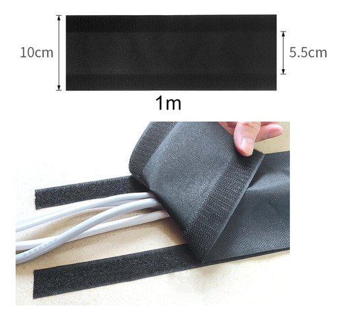 2 Funda Protectora De Cable Ajustable Cables De Para Piso 1m
