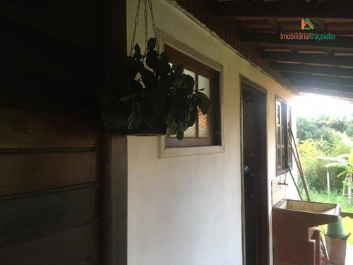 Chácara Com 3 Dormitórios À Venda, 1100 M² Por R$ 300.000,00 - Colinas I - Araçoiaba Da Serra/sp - Ch0183