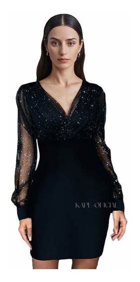 Vestidos De Noche Manga Larga | MercadoLibre 📦 Vestidos De Noche Manga Larga | MercadoLibre 📦