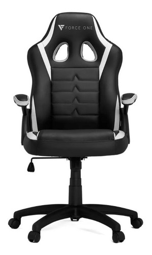 Cadeira Gamer Force One Essential 115 Preta E Branca