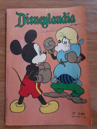 Cómic Disneylandia Número 188 Editora Zig Zag 