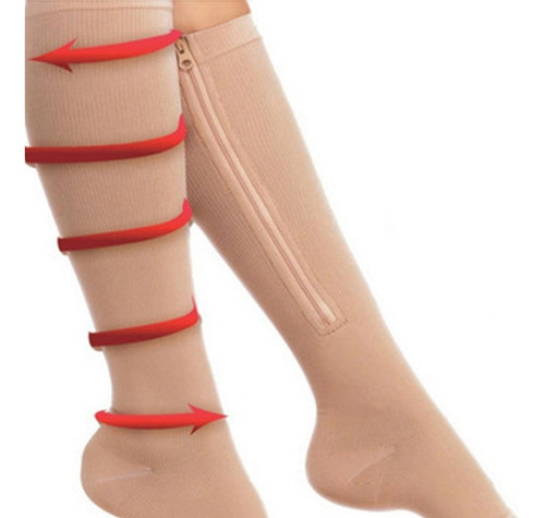 Medias De Compresion Para Varices Calcetines Con Cierre