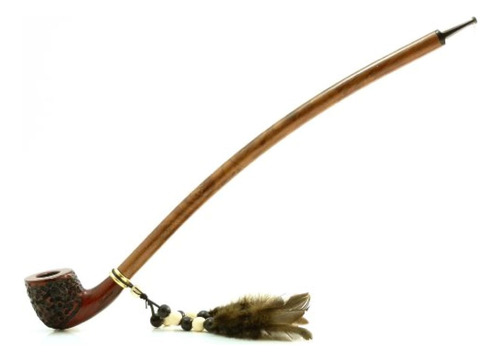 Pipa De Tabaco Churchwarden Con Vastago Extralarga De 14 