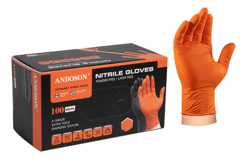 Guantes Nitrilo 10mil Micras 100u