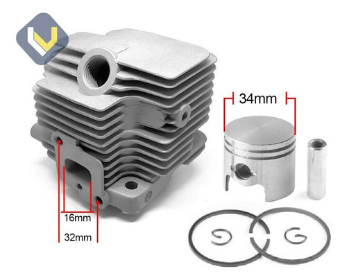 Cilindro Piston Para Desmalezadora 226r