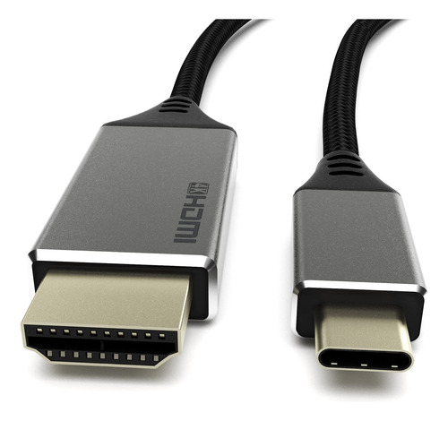 Cable Tipo C A Hdmi De 3 Pies/3.0ft (4k A 60 Hz), Conectores