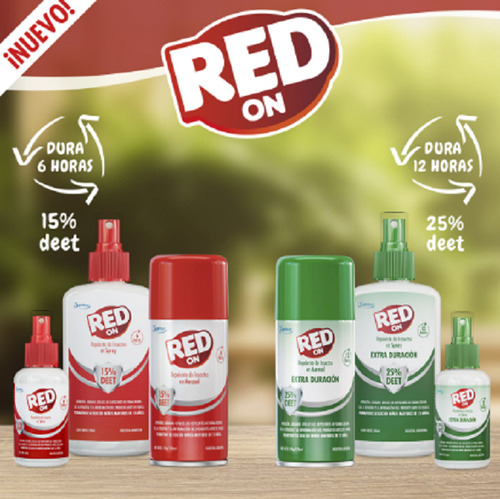 Repelente De Insectos Red On By Saphirus X 170ml