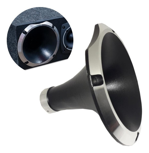 Cone Cromado Curto Rosca Padrão Jbl Uso D250x Preto