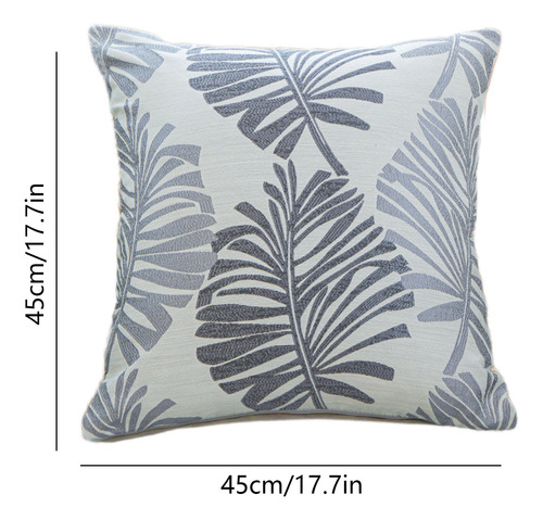 Funda De Almohada Con Forma De Hoja De Palmera Para Sofá Mes