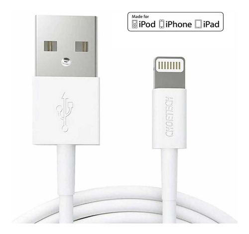Cable Datos Choetech Usb-a A Lightning 1.8m Para iPhone iPad