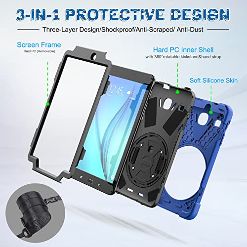 Funda Para Tableta Galaxy Tab E 8.0 (sm-t375/t377/t378) Azul