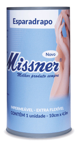 Esparadrapo Impermeável 10 X 4,5m Grande Missner Kit 4un