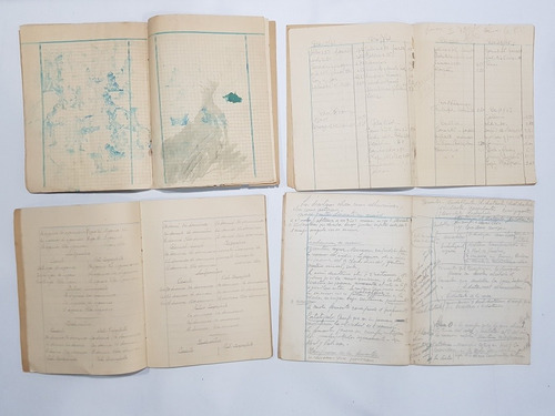 Imagen 3 de 10 de Antiguos Cuadernos Patrios Usados Lote X 8 Mag 58286