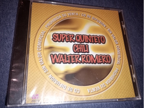 Cd Dif Super Quinteto . Chili .  Walter Romero Cd Cerrado 