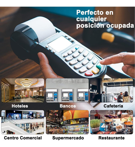 10 Rollos Papel Térmico 57x40mm Blanco Para Clip Total, Mercado Pago, Minipos, Point Smart, Sumup, Izettle, Netpay, Billpocket Y Más Alta Calidad Y Compatibilidad