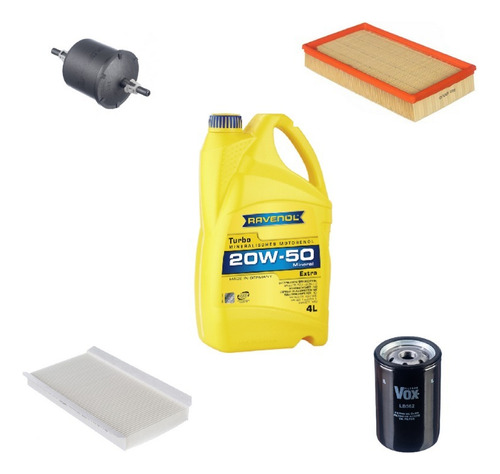 Kit Filtros + Aceite Para Volkswagen Saveiro/gol  G2/g3   