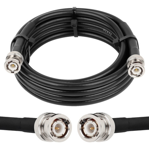 Mookeerf Cable Coaxial Bnc Macho A Bnc Macho De 50 Ohmios, C