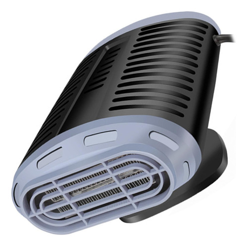 Ventilador Yosoo Calentador Coche 360 Grados Portátil 12v Gris Negro