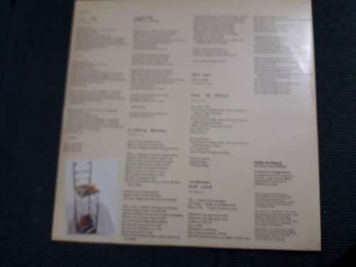 Lp Paul Mccartney Pipes Of Peace Michael Jackson (Usado)