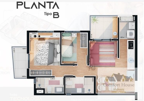 Apartamento Para Venda Em Santo André, Jardim Bela Vista, 2 Dormitórios, 1 Suíte, 2 Banheiros, 1 Vaga - 00492b_1-1728502