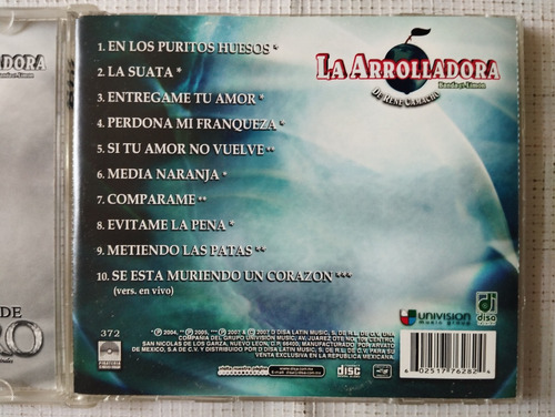 La Arrolladora Cd En Los Puritos Huesos V (Usado)