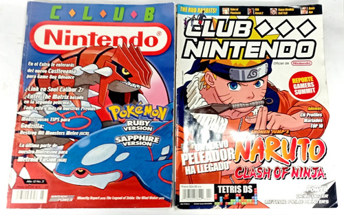 Revistas Club Nintendo Varios Años 