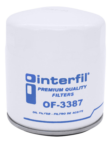 Filtro Aceite Interfil Para Pontiac Sunbird 2.0l 87-94