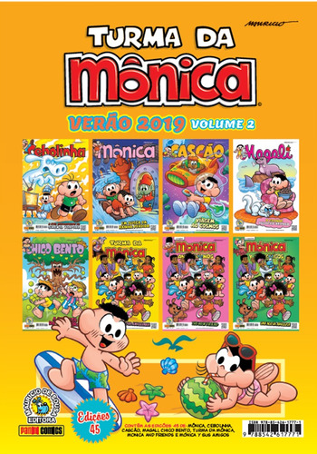 Turma Da Mônica: Verão 2019 Vol. 2, de Mauricio de Sousa. Editora Panini Brasil LTDA, capa mole em português, 2019