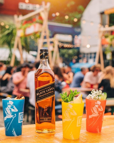 Imagen 2 de 10 de Whisky Johnnie Walker Black X 1 Litro - Envíos