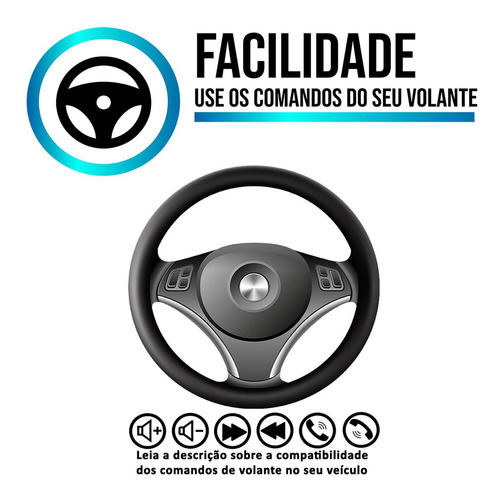 Kit Multimídia Mp5 7pol Iveco Daily 13-19 + Câmera E Moldura