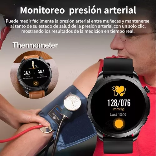 Glucosa en sangre reloj inteligente hombres ecg + ppg frecuencia