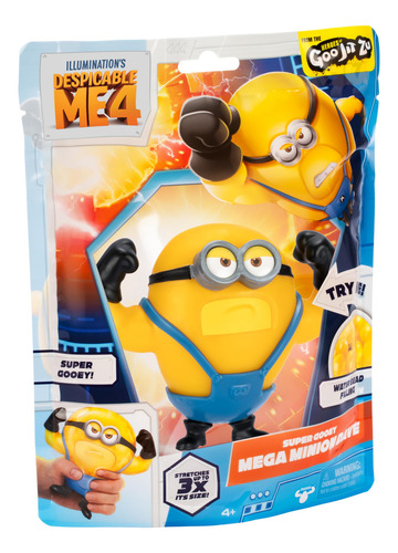 Figura De Acción Minions Despicable Me 4 Super Squishy Mega