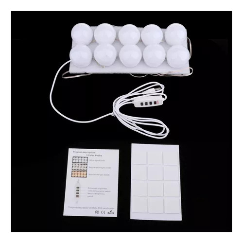 Focos Bulbos Luz Led Espejo Baño Tocador