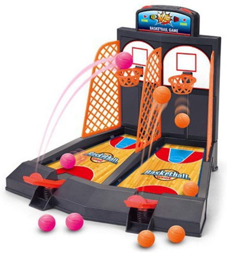 Basket Juego De Mesa Doble Ball Shoot Activate