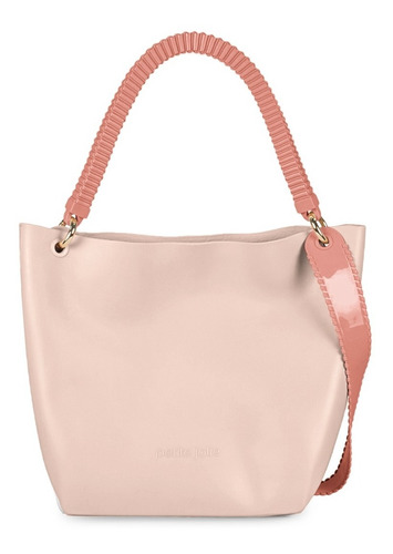 Bolsa Grande City Nude Ombro Petite Jolie Pj5012 Tiracolo