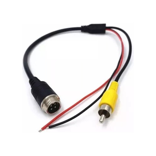 Arnés Convertidor 4 Pin A Rca Macho Para Cámara De Reversa