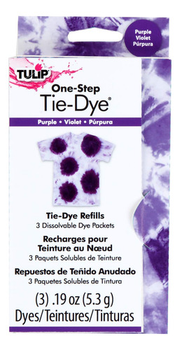 Kit De Recarga De Tinte Morado Para Tie-dye Tulip