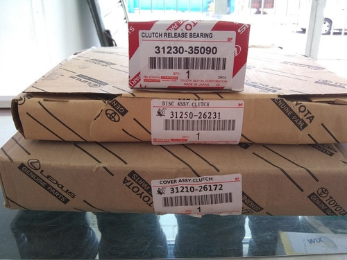 Kit De Crochet Embrague Toyota Meru , Hilux 2.7 Hiace